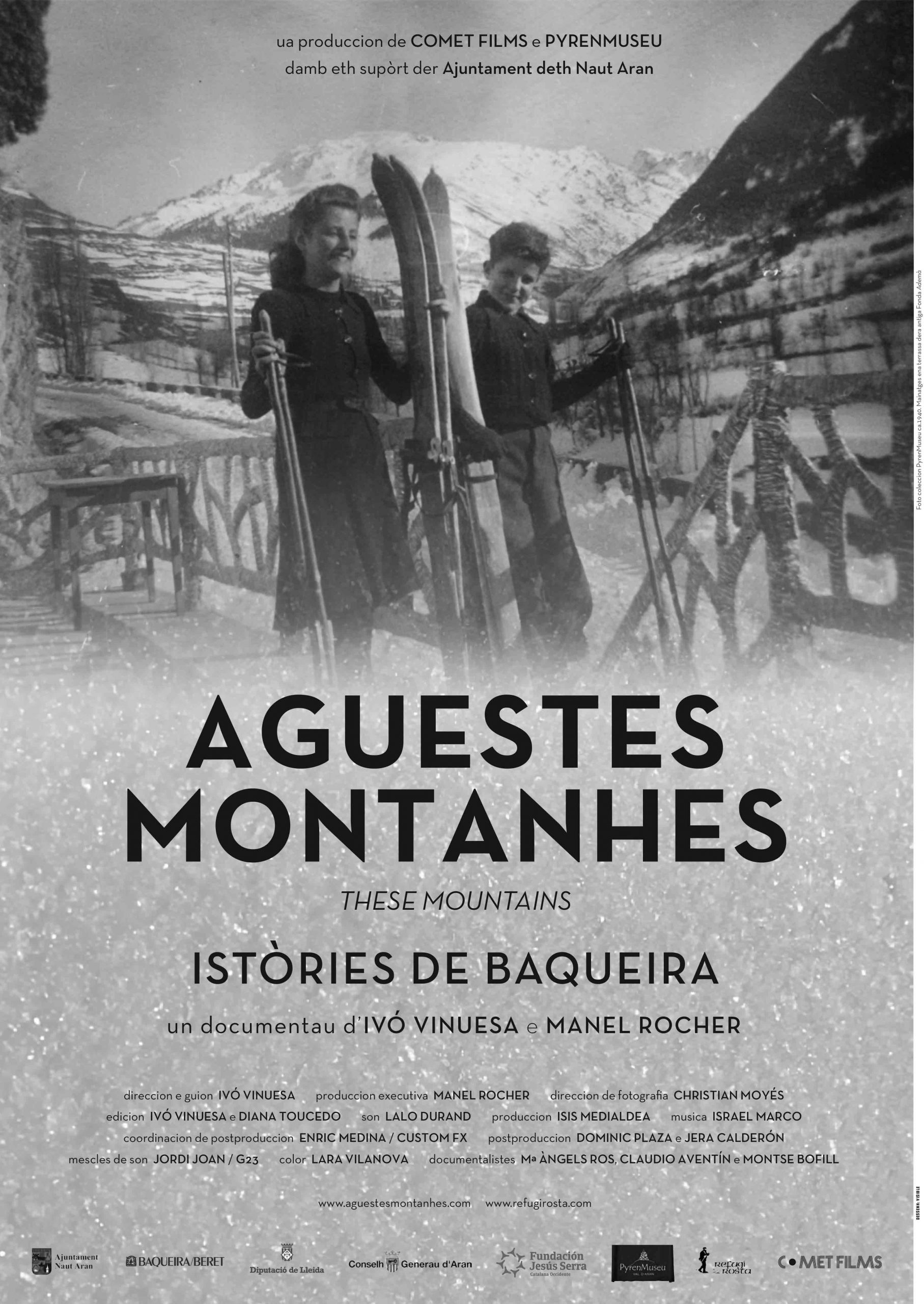 Cartell d'Aguestes Montanhes – Istòries de Baqueira I